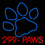 Paws With Logo LED Neon Sign