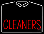 Cleaners With White Shirt LED Neon Sign