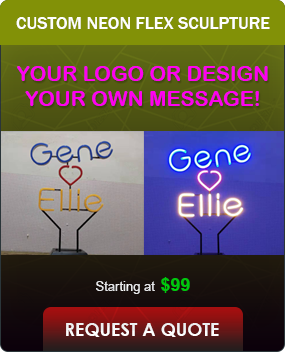 Custom Neon Sculptures Sign