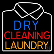 Dry Cleaning Laundry Neon Sign