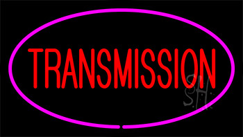 Red Transmission Purple LED Neon Sign