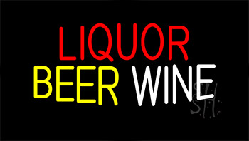 Liquor Beer Wine LED Neon Sign