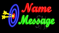 Custom Darts LED Neon Sign