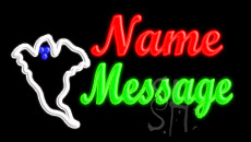 Custom Ghost Logo LED Neon Sign
