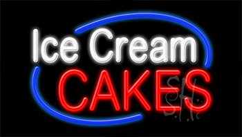 Ice Cream Cakes LED Neon Sign