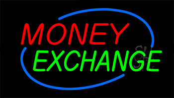 Money Exchange LED Neon Sign