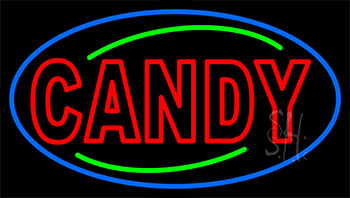 Red Candy LED Neon Sign