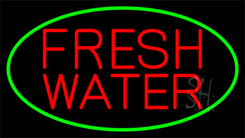 Red Fresh Water LED Neon Sign