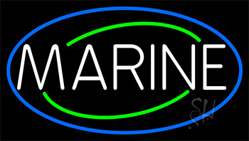 White Marine LED Neon Sign