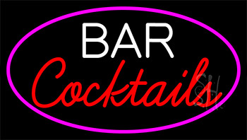 Bar Cocktails LED Neon Sign