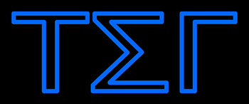 Tau Sigma Gamma LED Neon Sign