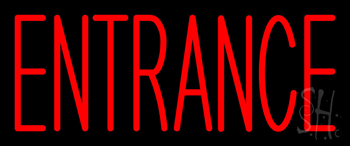 Red Entrance LED Neon Sign