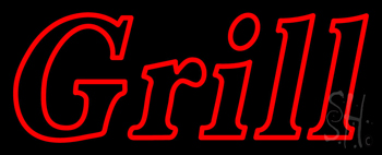 Double Stroke Grill LED Neon Sign