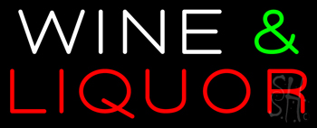 Wine And Liquor LED Neon Sign