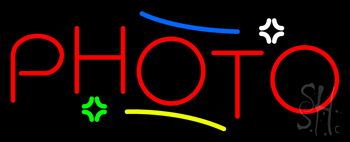 Red Photo Block LED Neon Sign