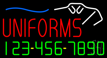 Uniforms With Shirt Logo And Number LED Neon Sign
