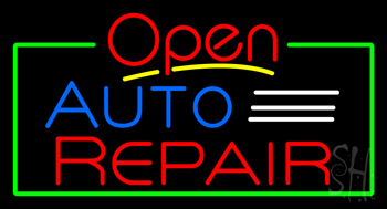 Open Auto Repair LED Neon Sign