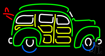 Surfin Woody Wagon LED Neon Sign