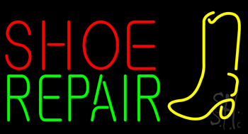 Shoe Repair With Logo LED Neon Sign