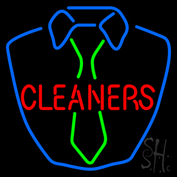 Cleaners Shirt Logo LED Neon Sign
