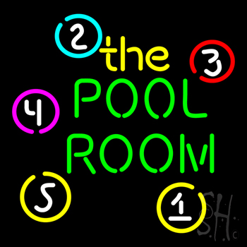 The Green Pool Room LED Neon Sign