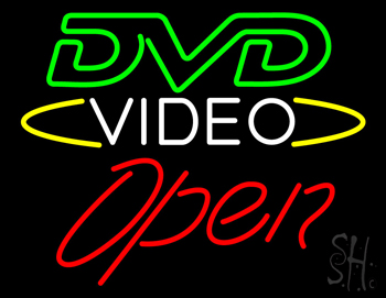 Dvd Video Script1 Open LED Neon Sign