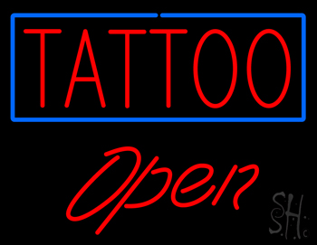 Tattoo Open LED Neon Sign