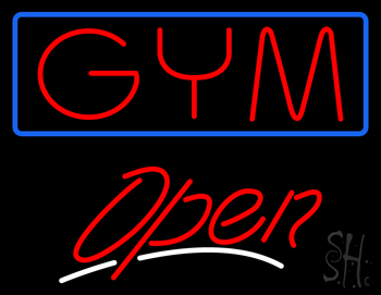 Gym Script2 Open LED Neon Sign