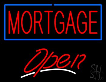 Mortgage Open LED Neon Sign