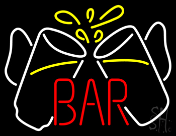 Bar Glasses LED Neon Sign