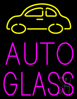 Auto Glass With Logo LED Neon Sign
