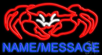 Custom Crab LED Neon Sign