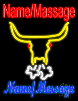 Custom Snorting Bull LED Neon Sign