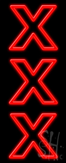 Xxx LED Neon Sign