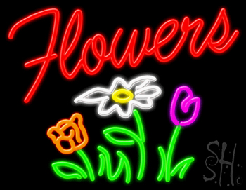 Flowers LED Neon Sign