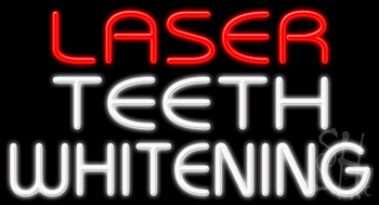 Laser Teeth Whitening LED Neon Sign