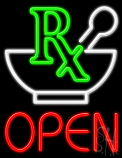 Pharmacy Open LED Neon Sign