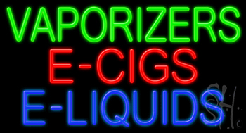 Vaporizers E Cigs E Liquids LED Neon Sign