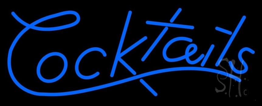 Cocktails LED Neon Sign