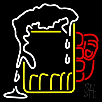 Overflowing Cold Beer Mug LED Neon Sign
