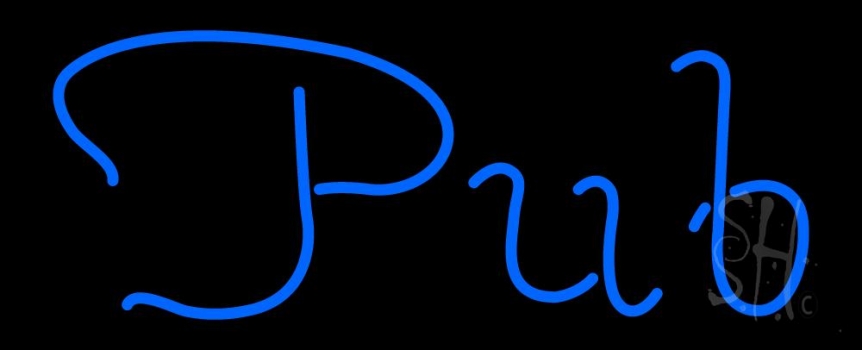 Cursive Pub LED Neon Sign