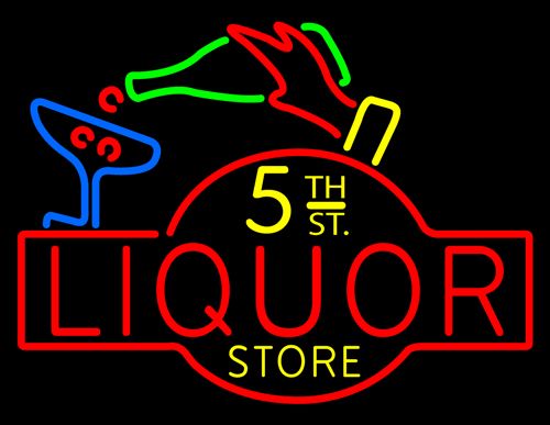 Liquor Store LED Neon Sign