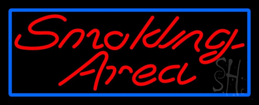 Smoking Area Bar LED Neon Sign