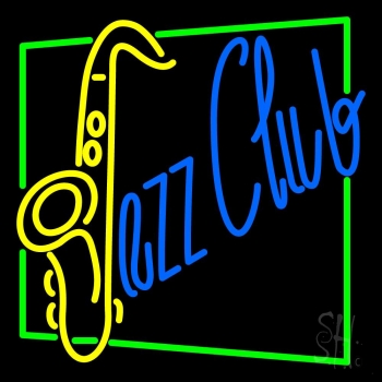 Jazz Club With Saxophone LED Neon Sign