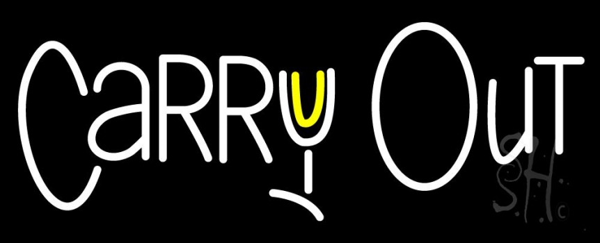 Carry Out LED Neon Sign