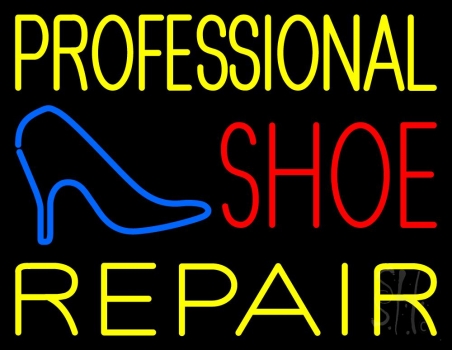 Professional Shoe Repair LED Neon Sign