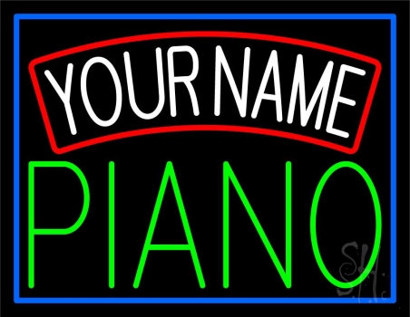 Custom Piano Block LED Neon Sign