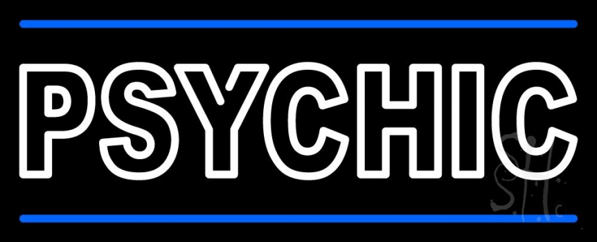 Double Stroke Psychic LED Neon Sign