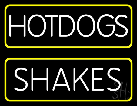 Hotdogs Shakes LED Neon Sign
