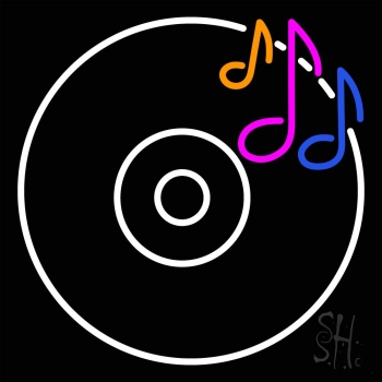 Cd Musical Note LED Neon Sign